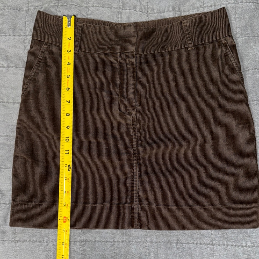 NWT vineyard vines Brown Corduroy Mini Skirt